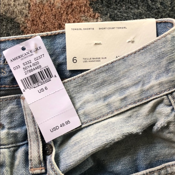 American Eagle Jean shorts size 6 - Picture 2 of 5